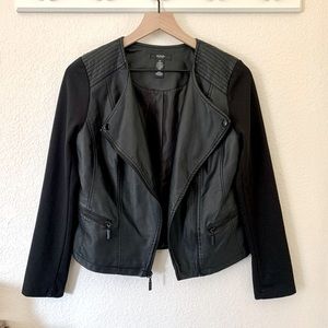 ALFANI PETITE Dressy Leather Jacket